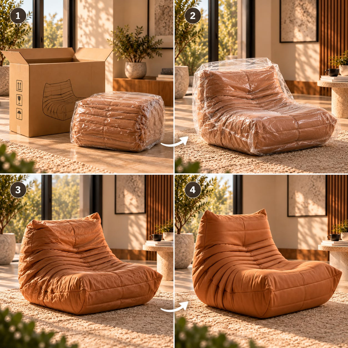 Sillón Lounge Kern — se arma en minutos