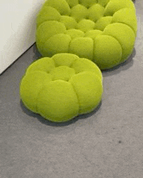 Sillón Redondo Nube — en movimiento