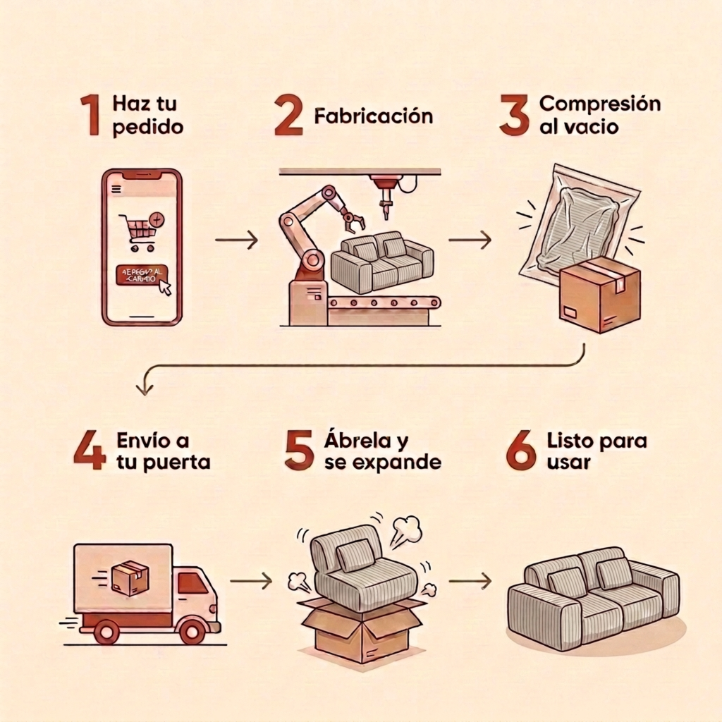 Velara Bloom - proceso de compra y envío