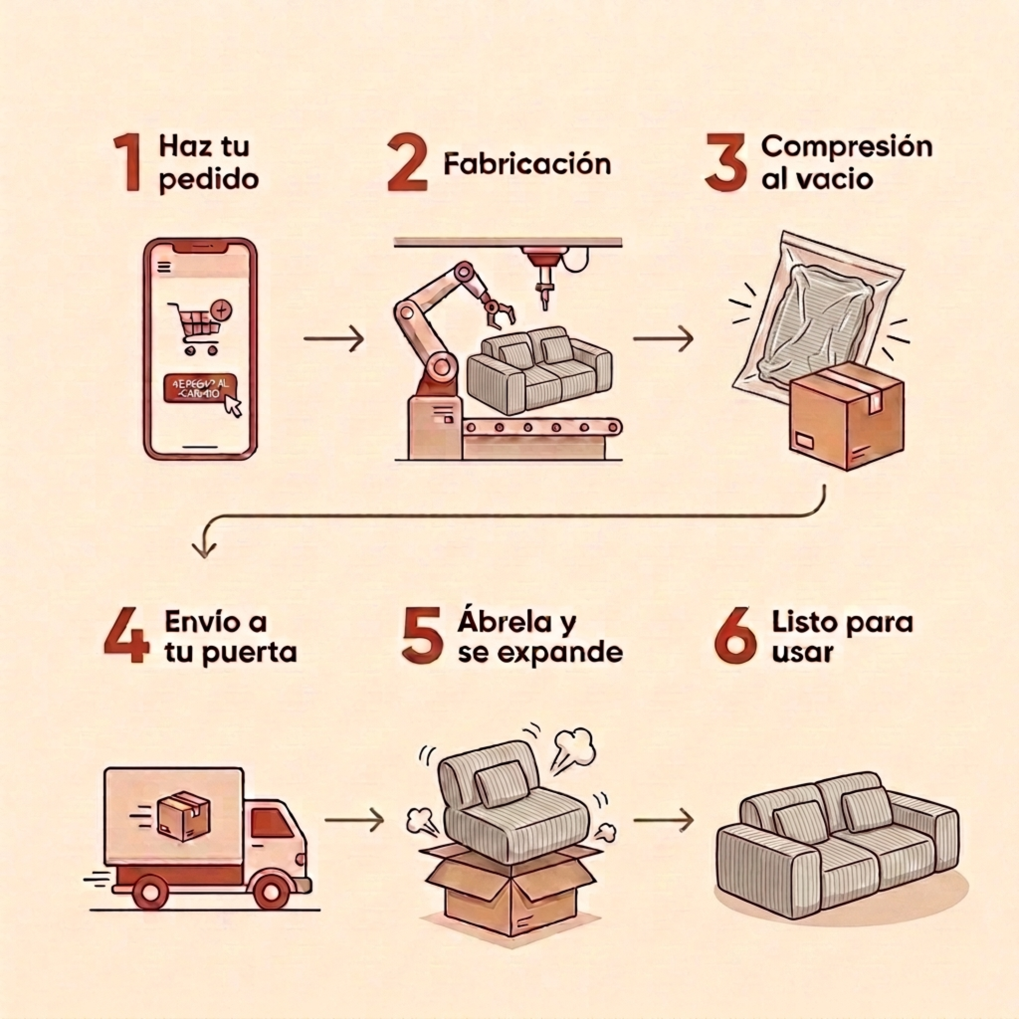 Velara Bloom - proceso de compra y envío