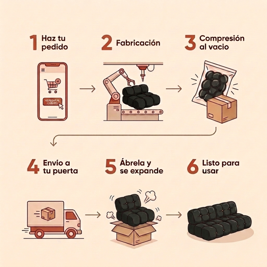 Velara Luna - proceso de compra y envío